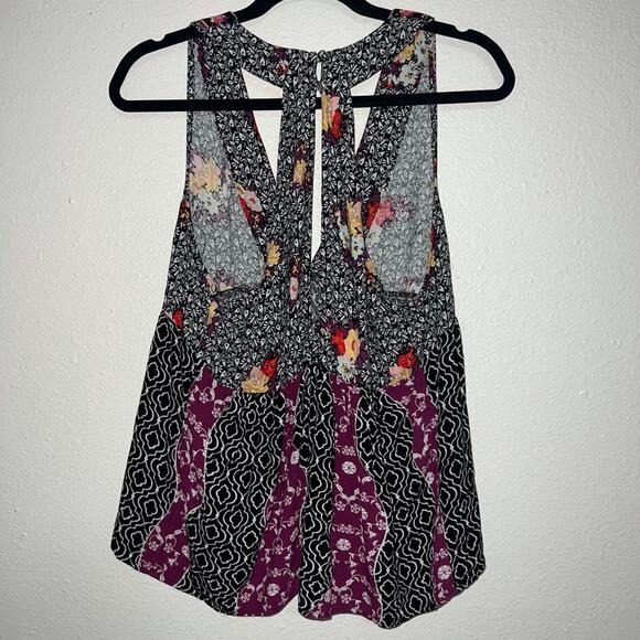 Free People Dream Darlin' Boho V-Neck Halter Tank Top - Picture 5 of 10